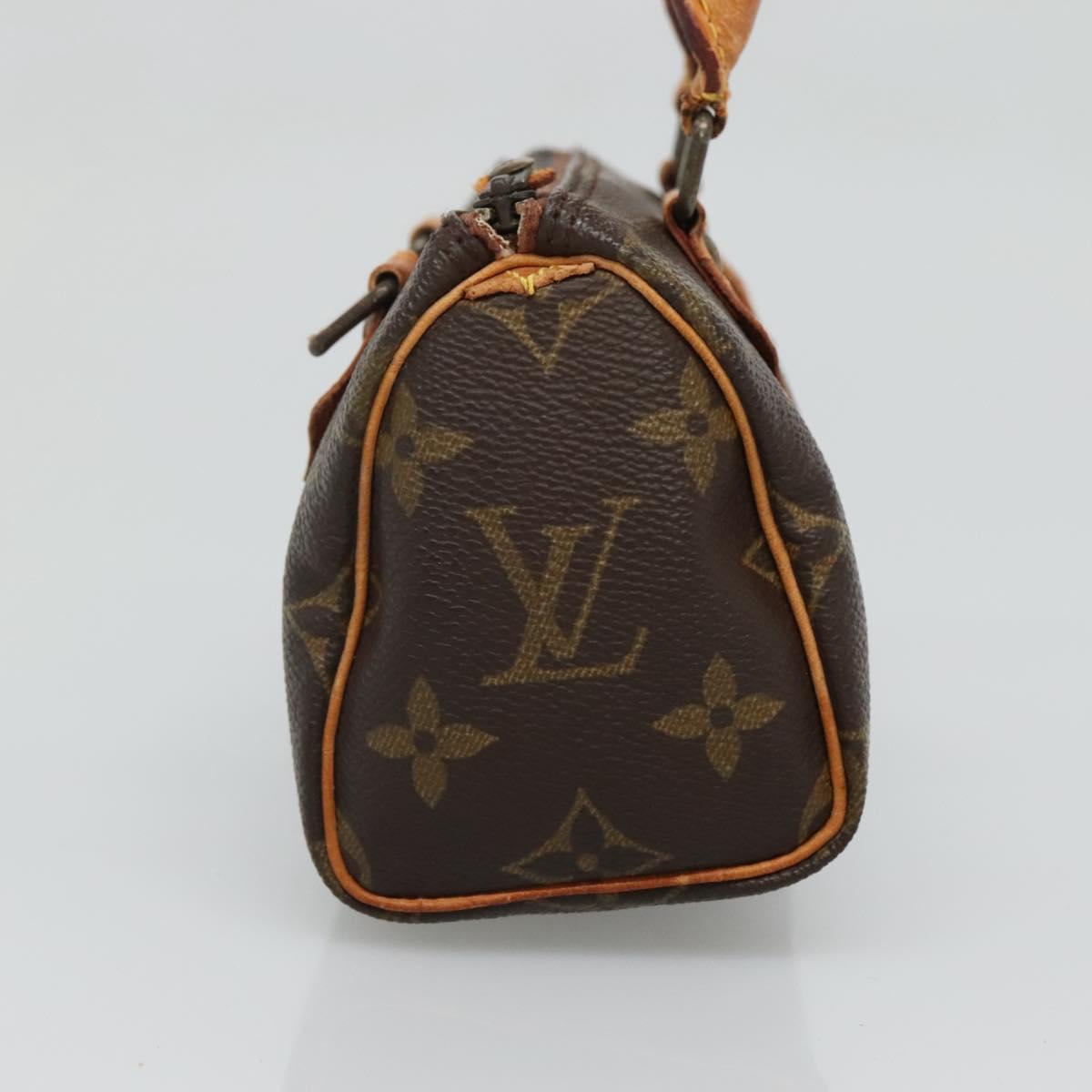 LOUIS VUITTON Monogram Mini Speedy Hand Bag M41534 LV Auth hk2286