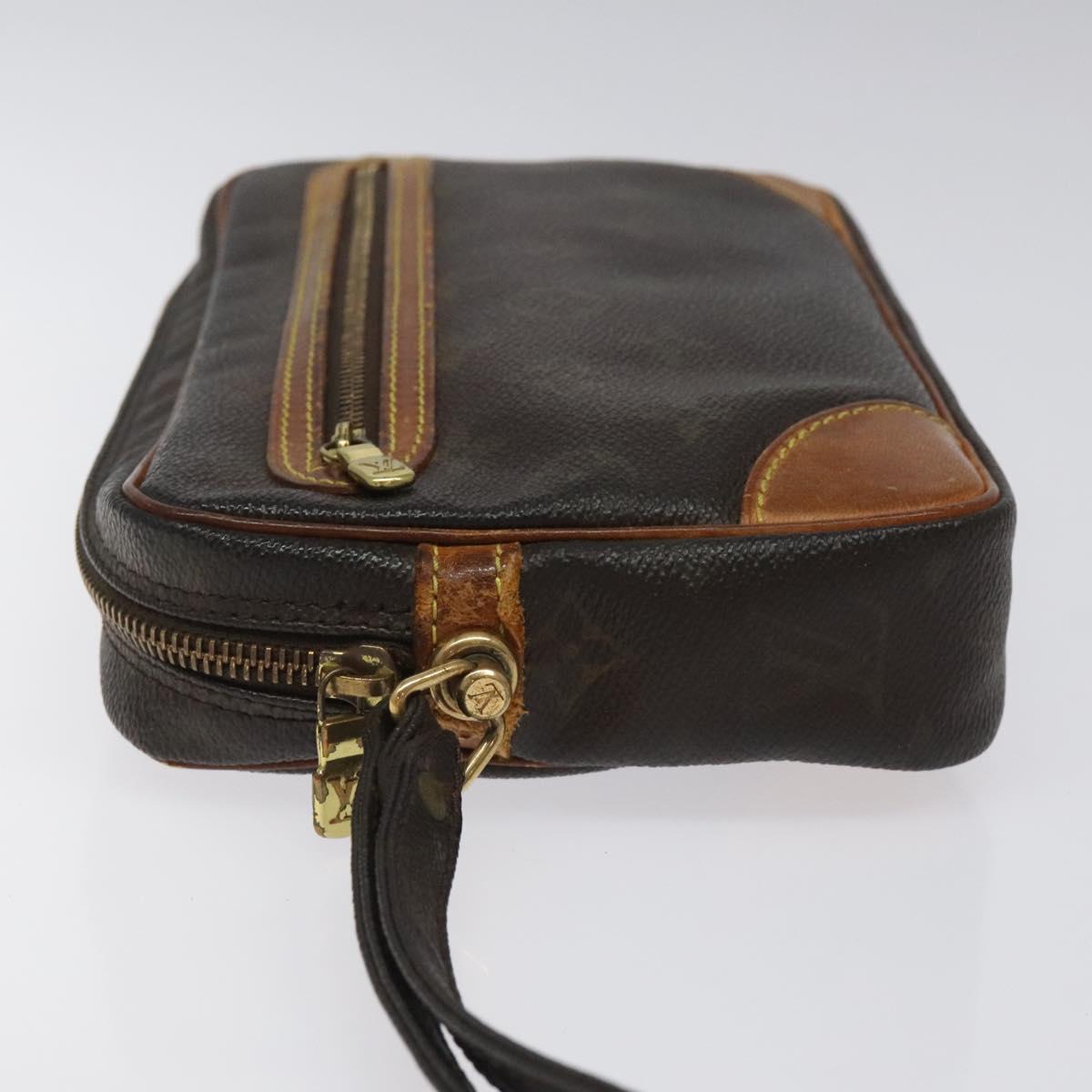 LOUIS VUITTON Monogram Marly Dragonne GM Clutch Bag M51825 LV Auth hk2291