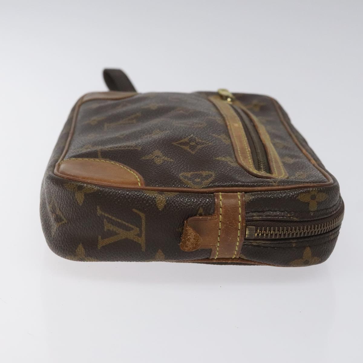 LOUIS VUITTON Monogram Marly Dragonne GM Clutch Bag M51825 LV Auth hk2292