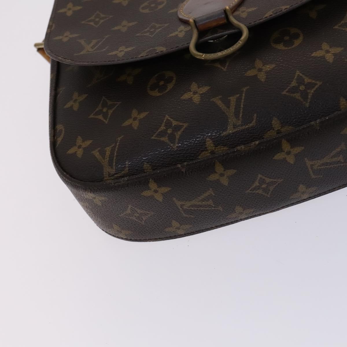 LOUIS VUITTON Monogram Saint Cloud GM Shoulder Bag M51242 LV Auth hk2296
