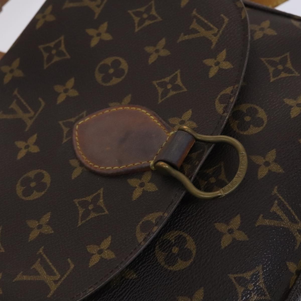 LOUIS VUITTON Monogram Saint Cloud GM Shoulder Bag M51242 LV Auth hk2296