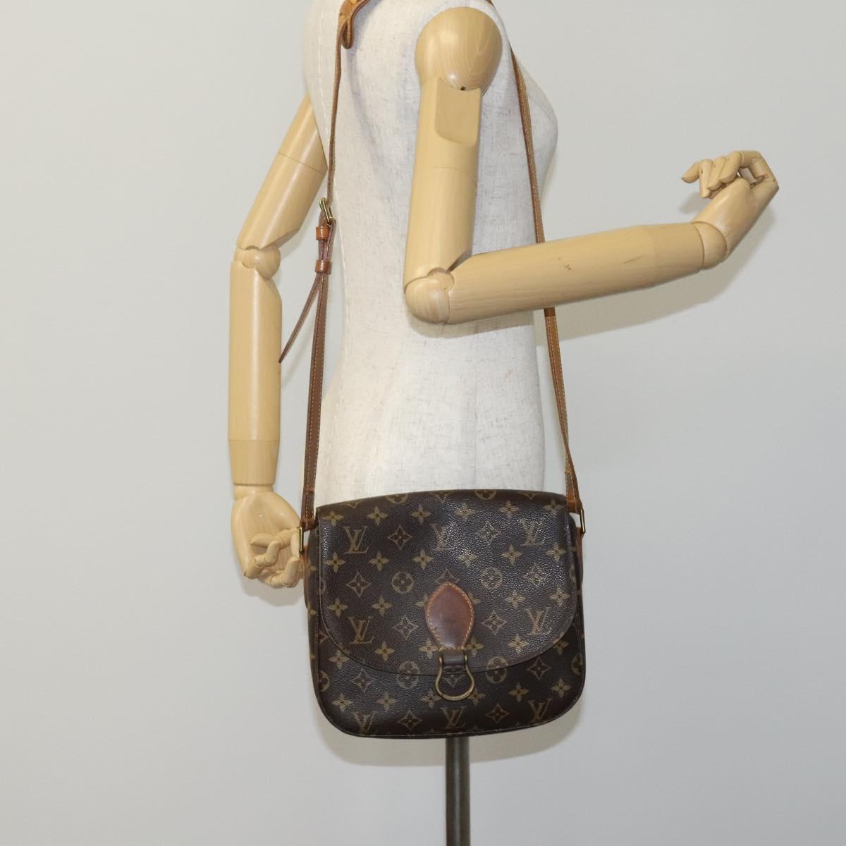 LOUIS VUITTON Monogram Saint Cloud GM Shoulder Bag M51242 LV Auth hk2296