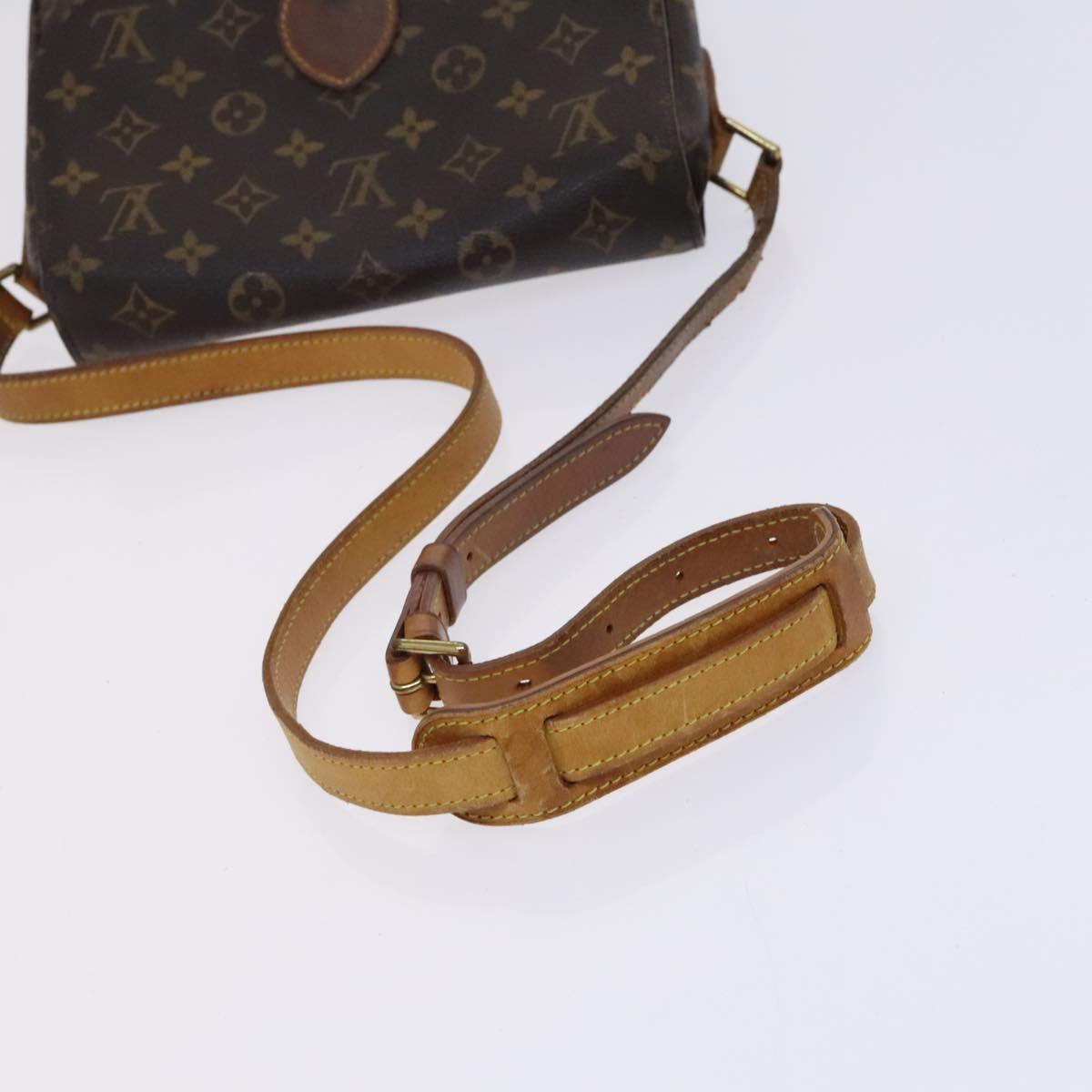 LOUIS VUITTON Monogram Saint Cloud GM Shoulder Bag M51242 LV Auth hk2296