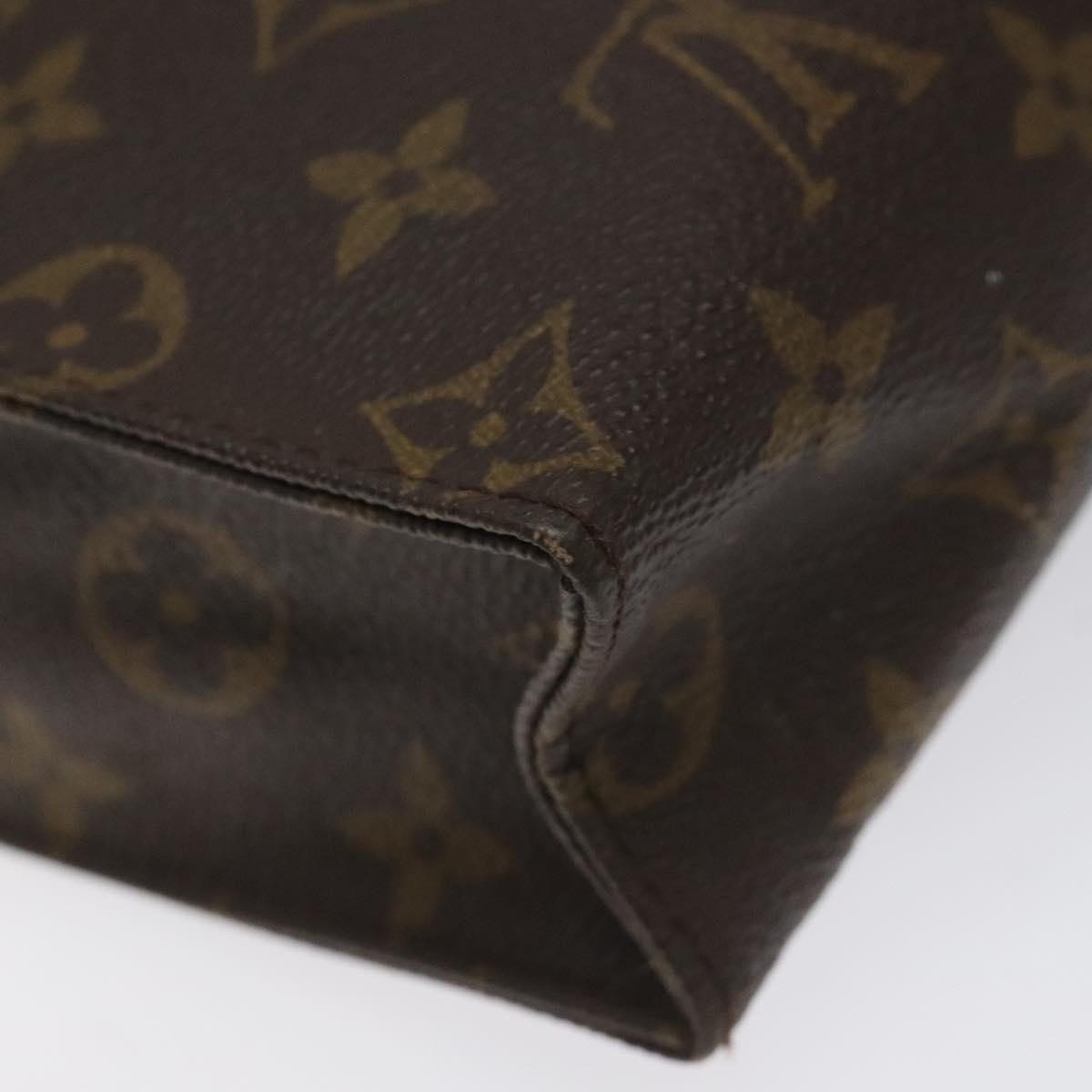 LOUIS VUITTON Monogram Poche Toilette 26 Pouch M47542 LV Auth hk2297