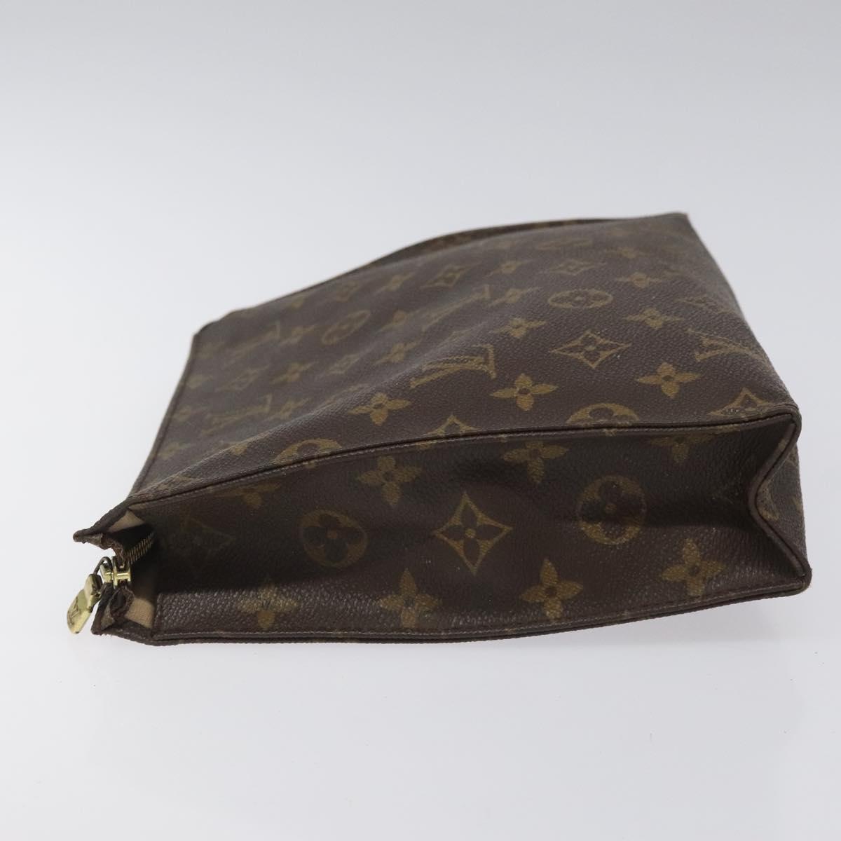 LOUIS VUITTON Monogram Poche Toilette 26 Pouch M47542 LV Auth hk2297