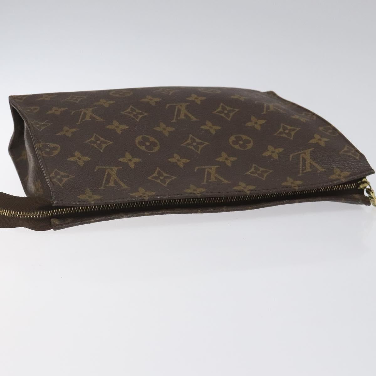 LOUIS VUITTON Monogram Poche Toilette 26 Pouch M47542 LV Auth hk2297