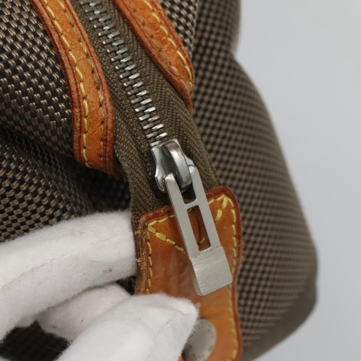 LOUIS VUITTON Damier Geant Trousse Albatross Clutch Bag Khaki M93089 Auth hk2315