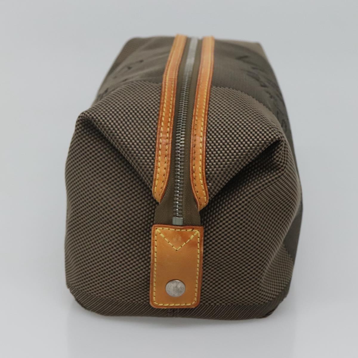 LOUIS VUITTON Damier Geant Trousse Albatross Clutch Bag Khaki M93089 Auth hk2315