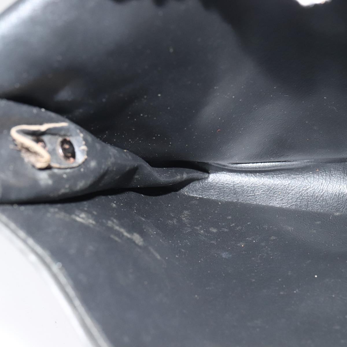 Burberrys Nova Check Shoulder Bag Canvas Leather Beige Black Auth hk2348