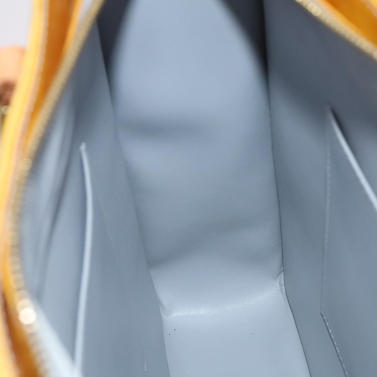 LOUIS VUITTON Monogram Vernis Columbus Tote Bag Gris M91028 LV Auth hk2353