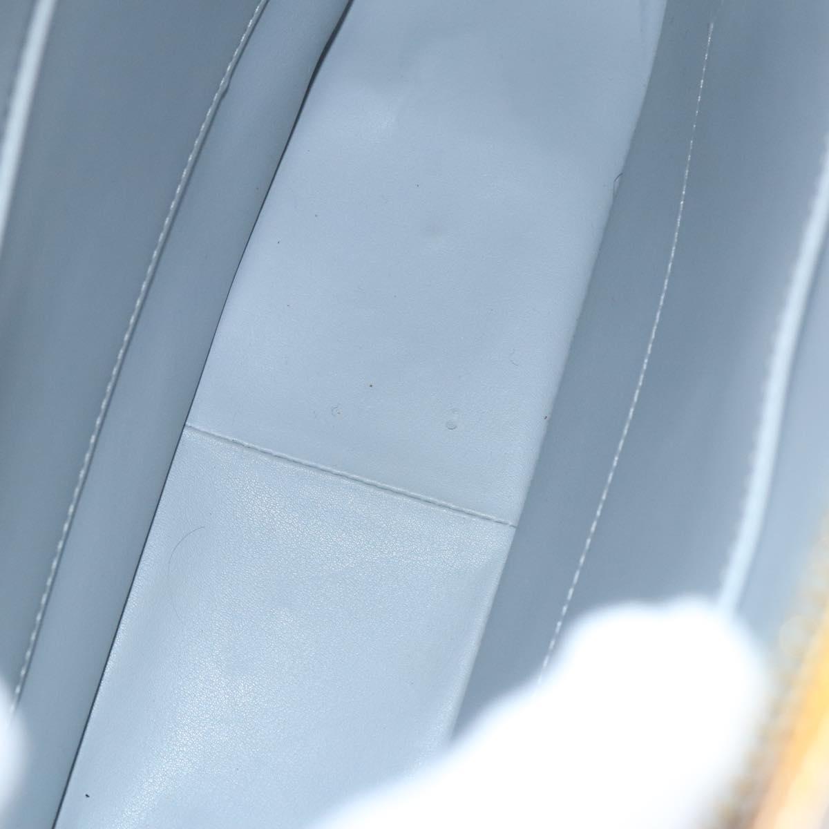 LOUIS VUITTON Monogram Vernis Columbus Tote Bag Gris M91028 LV Auth hk2354