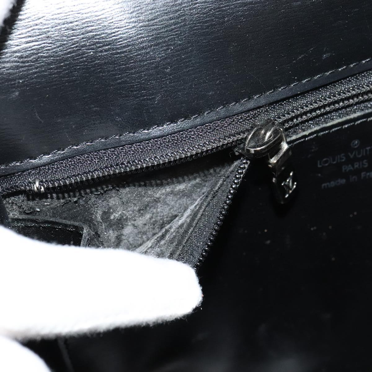 LOUIS VUITTON Epi Pochette Arche Shoulder Bag Black Noir M52572 LV Auth hk2361