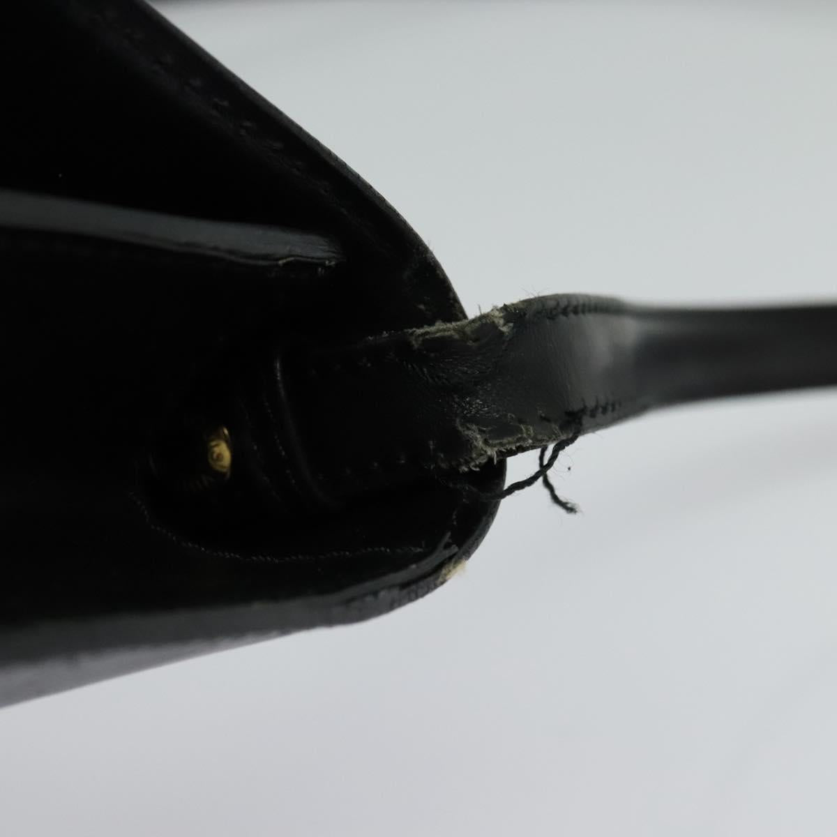 LOUIS VUITTON Epi Pochette Arche Shoulder Bag Black Noir M52572 LV Auth hk2361