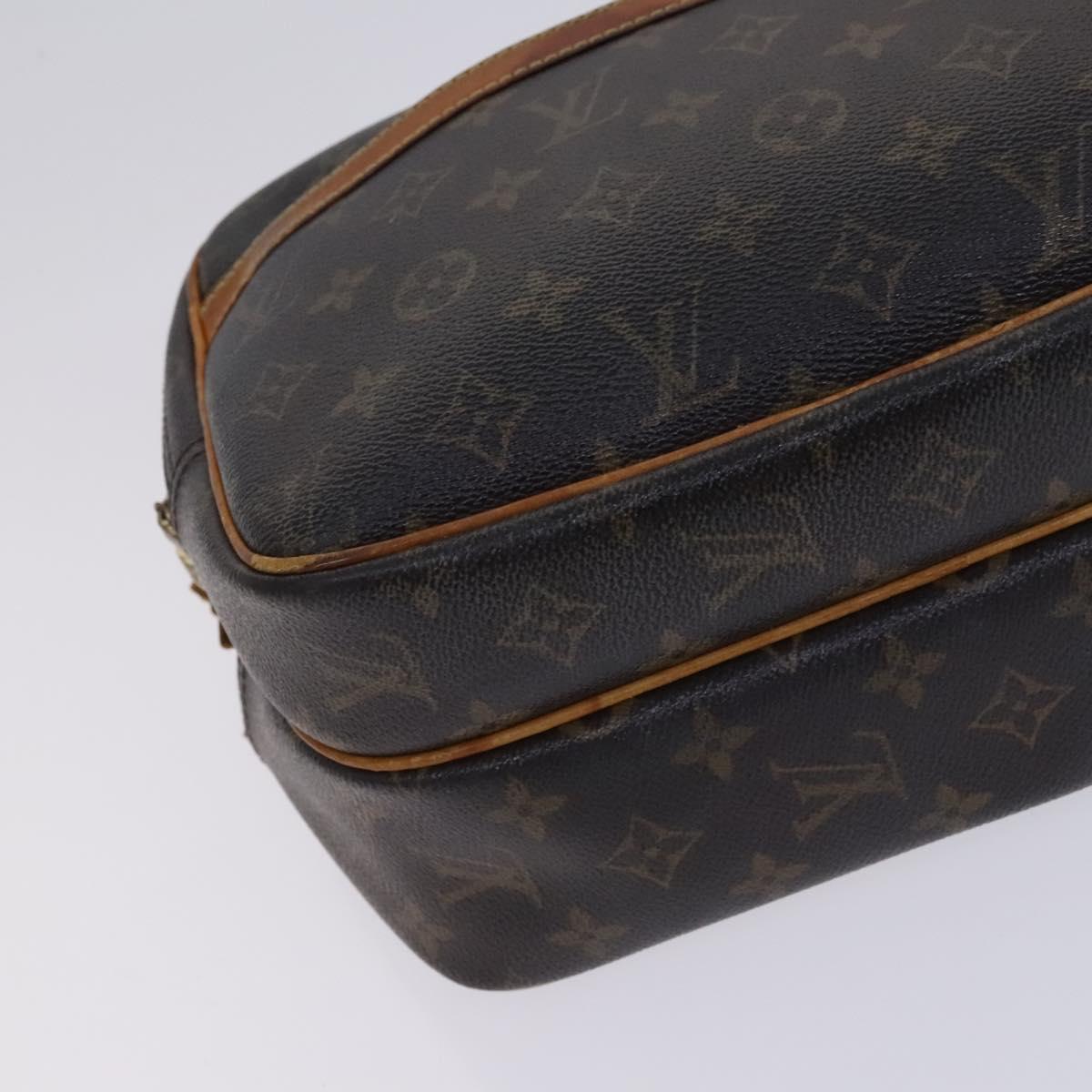 LOUIS VUITTON Monogram Reporter PM Shoulder Bag M45254 LV Auth hk2367
