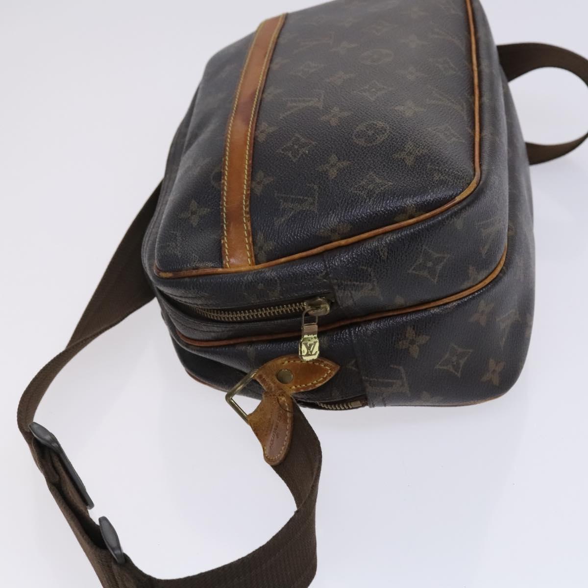 LOUIS VUITTON Monogram Reporter PM Shoulder Bag M45254 LV Auth hk2367