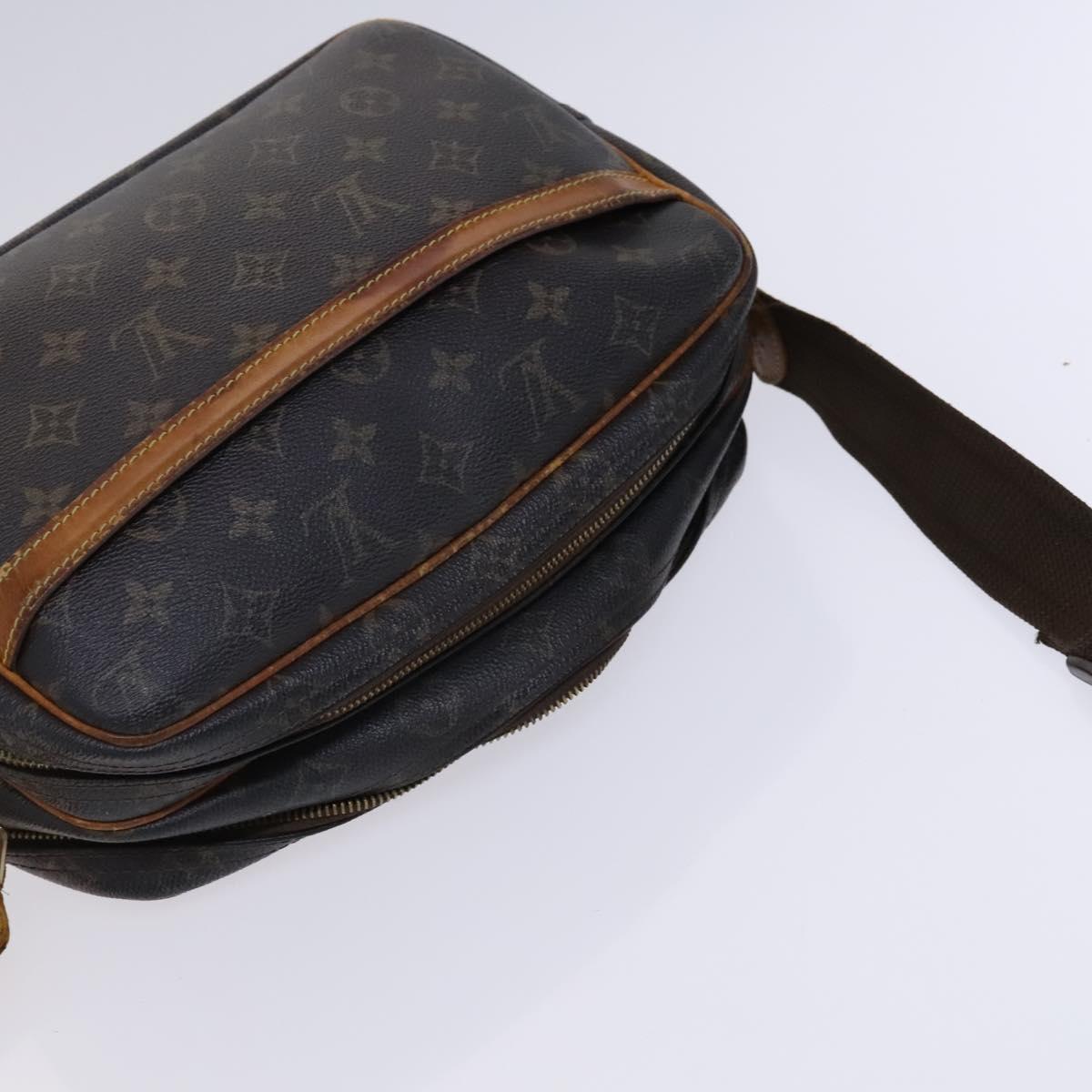 LOUIS VUITTON Monogram Reporter PM Shoulder Bag M45254 LV Auth hk2367
