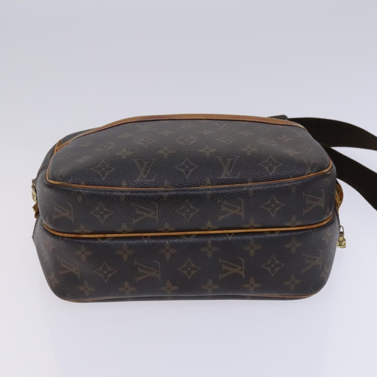 LOUIS VUITTON Monogram Reporter PM Shoulder Bag M45254 LV Auth hk2367