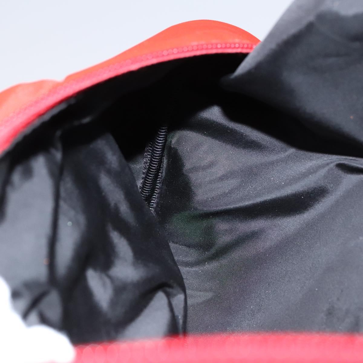 BALENCIAGA Wheel Waist bag Nylon Red 533009 Auth hk2377