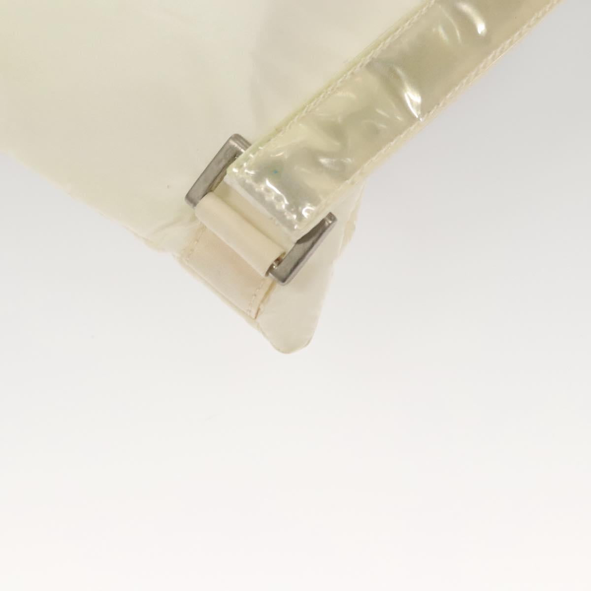 PRADA Sports Backpack Nylon White Auth hk2405