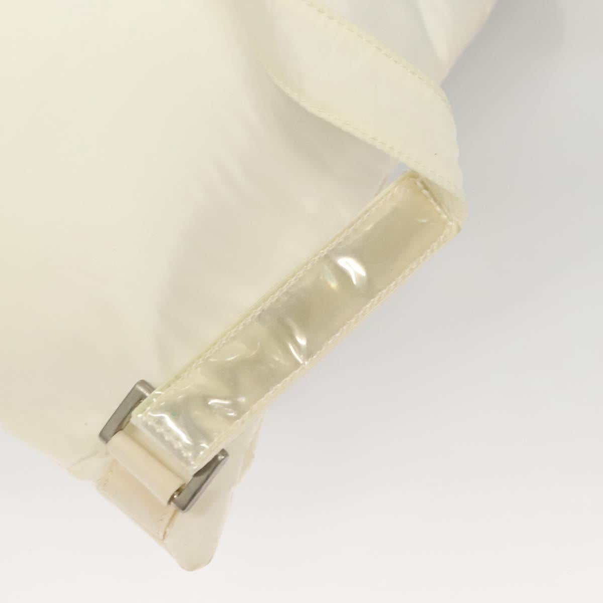 PRADA Sports Backpack Nylon White Auth hk2405