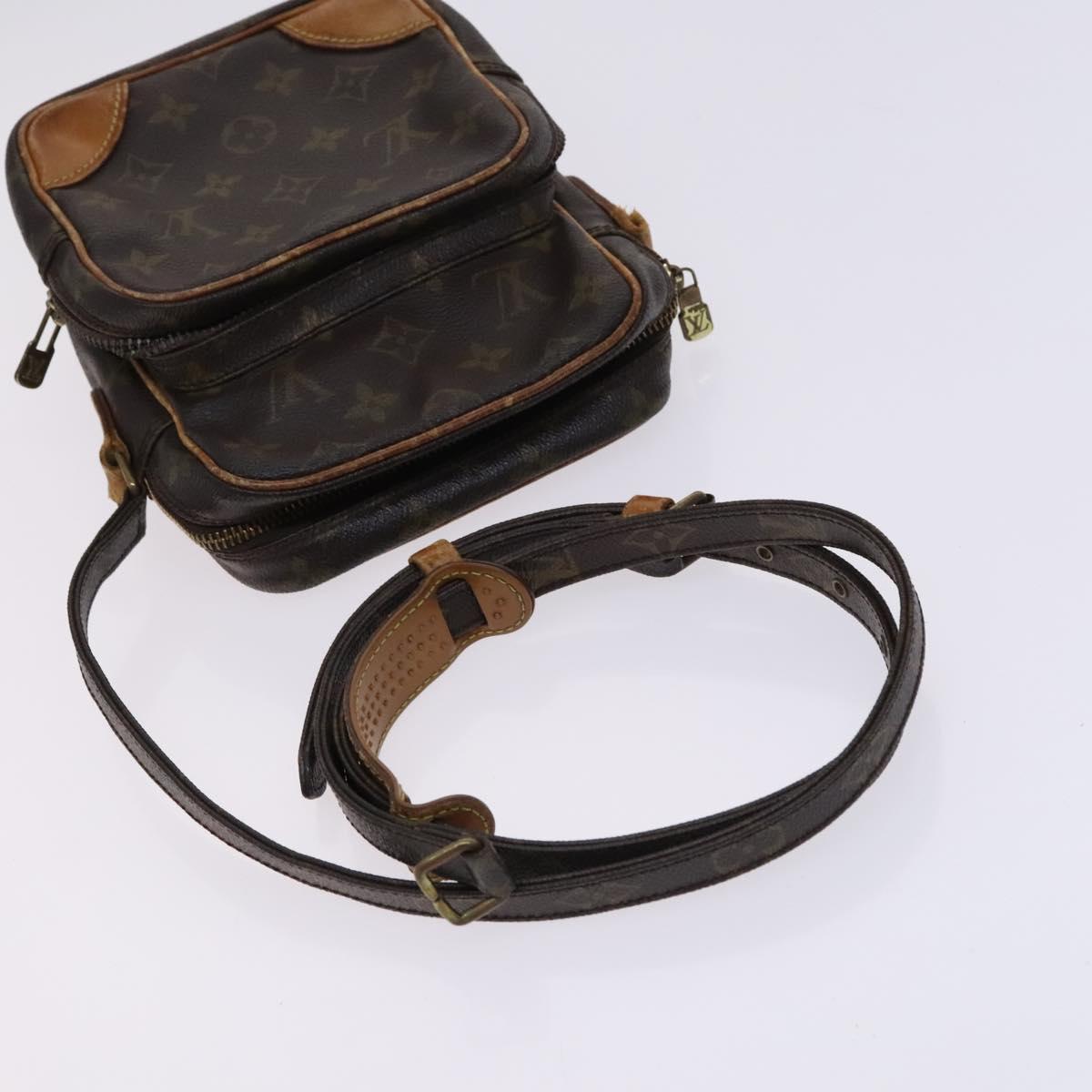 LOUIS VUITTON Monogram Vernis Shoulder Bag 5Set Gris LV Auth hk2418