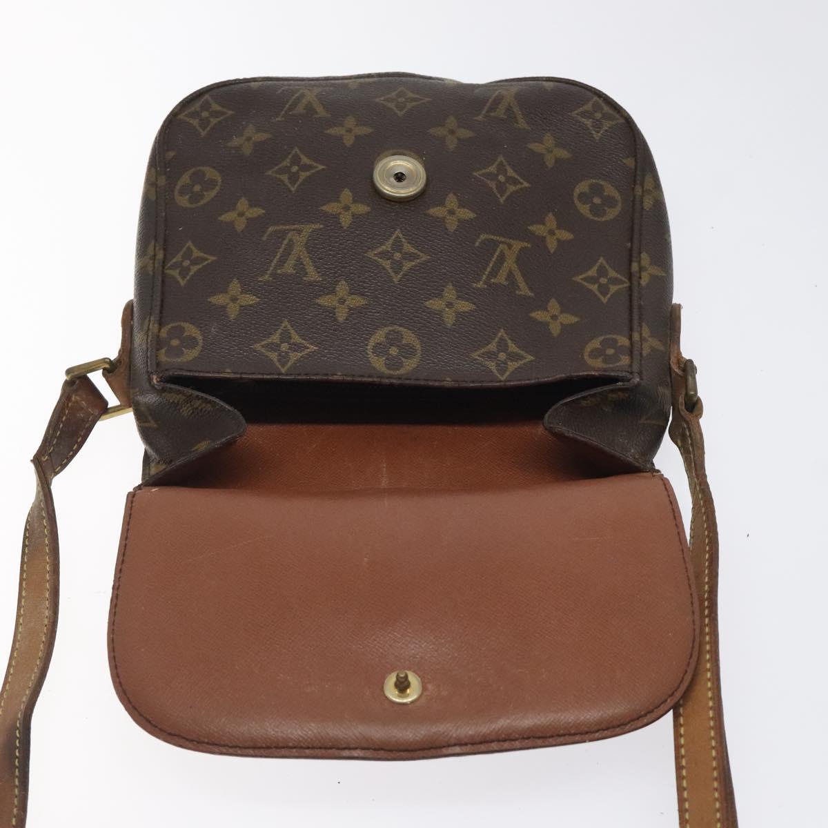 LOUIS VUITTON Monogram Saint Cloud MM Shoulder Bag M51243 LV Auth hk2429