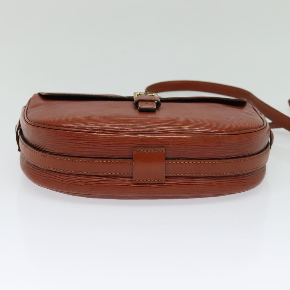 LOUIS VUITTON Epi Jeune FilleMM Shoulder Bag Brown M52153 LV Auth hk2446