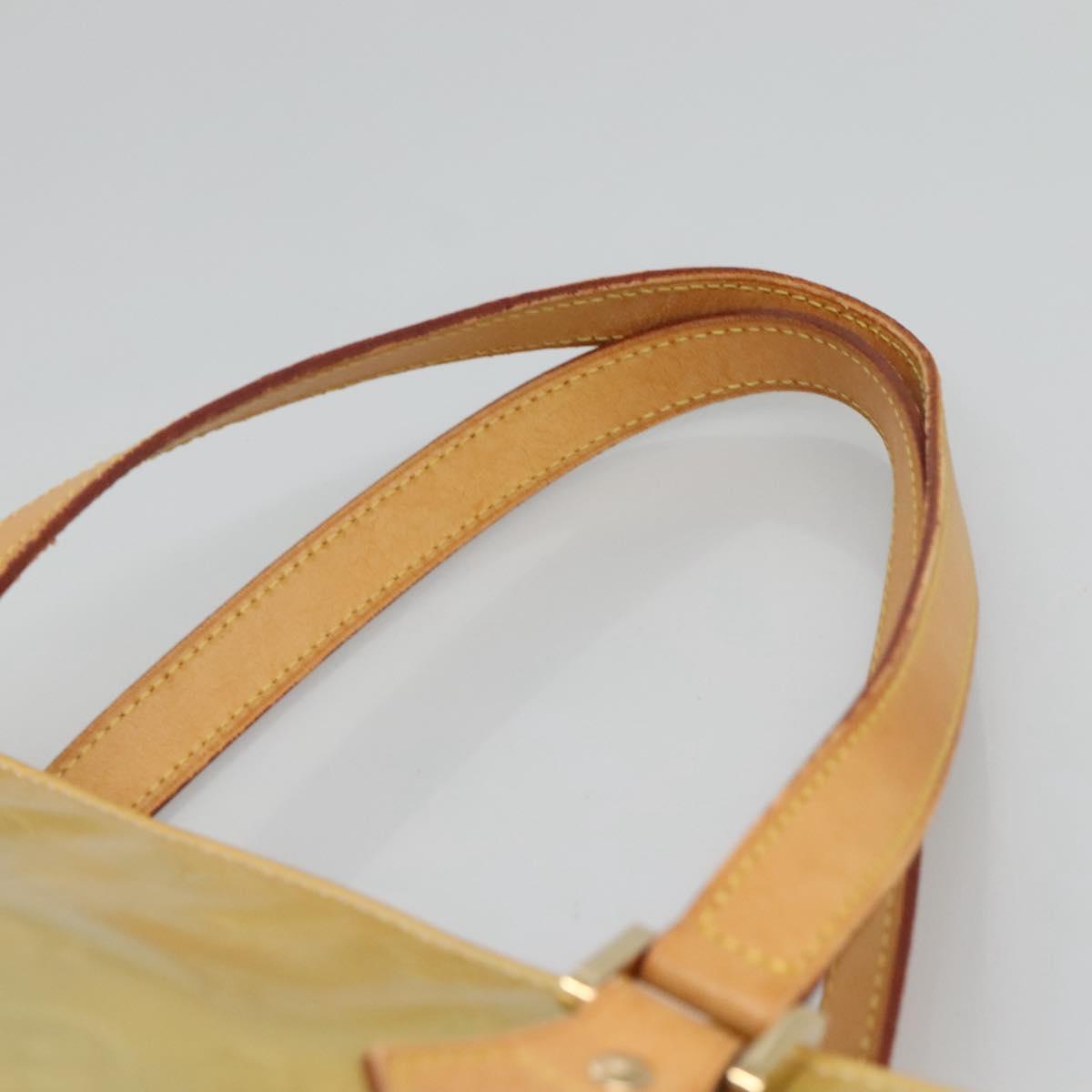 LOUIS VUITTON Monogram Vernis Houston Hand Bag Gris M91053 LV Auth hk2532