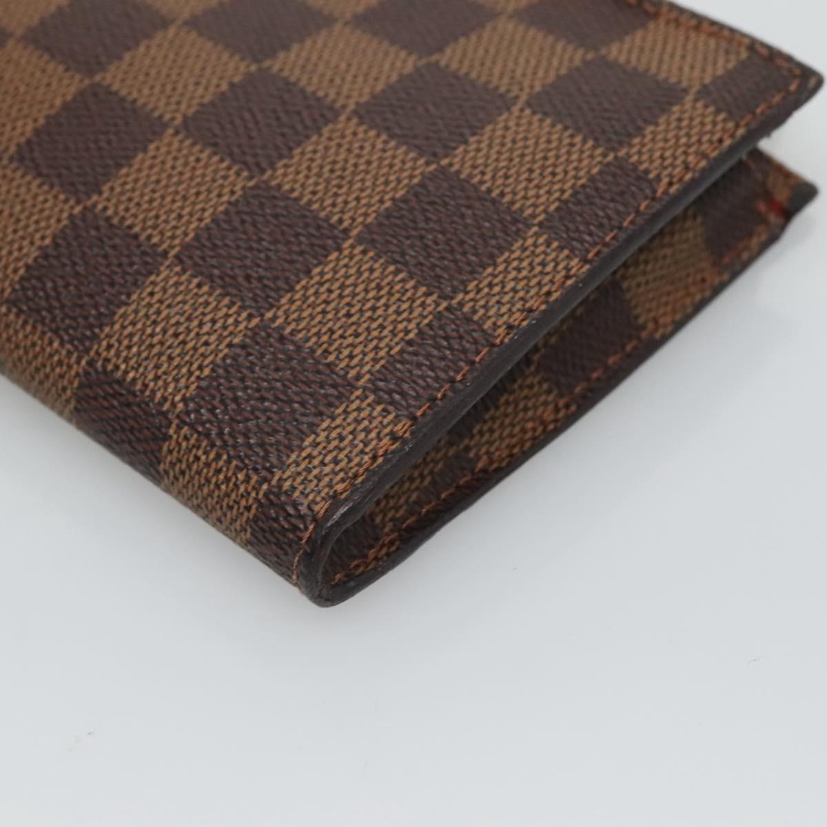 LOUIS VUITTON Damier Ebene Marais Pouch LV Auth hk2541