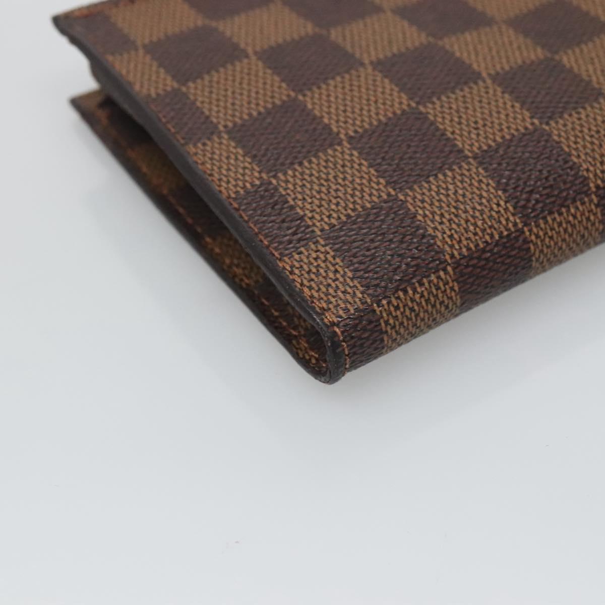 LOUIS VUITTON Damier Ebene Marais Pouch LV Auth hk2541