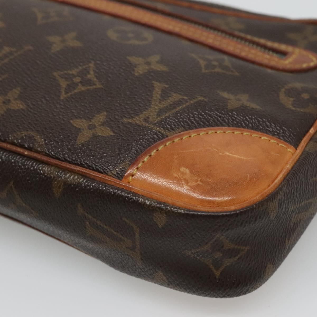 LOUIS VUITTON Monogram Marly Dragonne GM Clutch Bag M51825 LV Auth hk2543