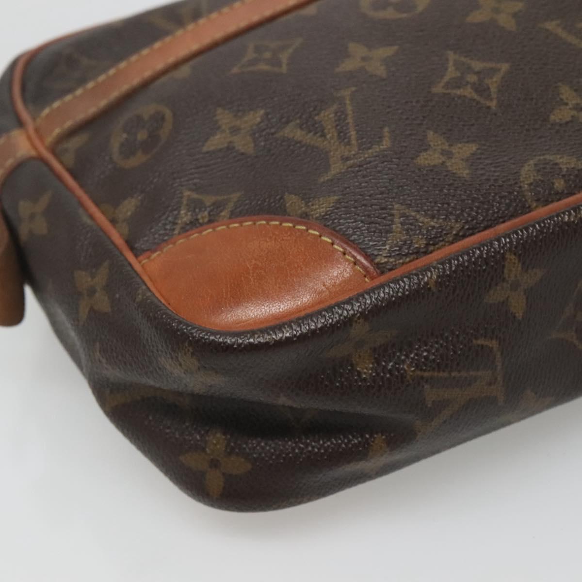LOUIS VUITTON Monogram Compiegne 28 Clutch Bag M51845 LV Auth hk2544