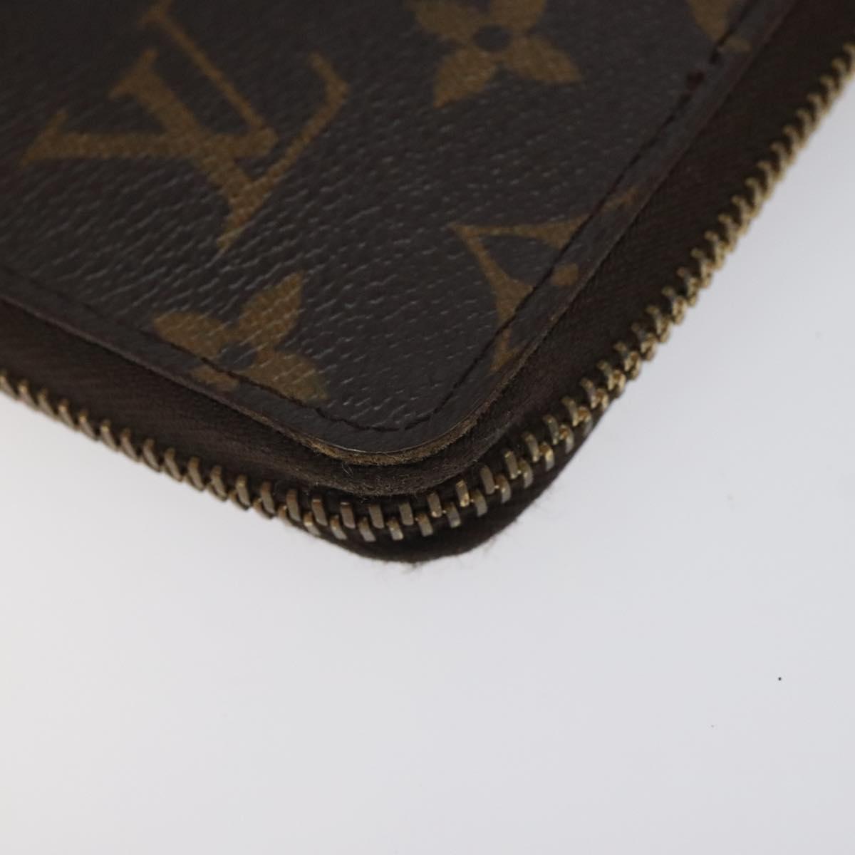 LOUIS VUITTON Monogram Organizer De Voyage Travel Case M60120 LV Auth hk2547