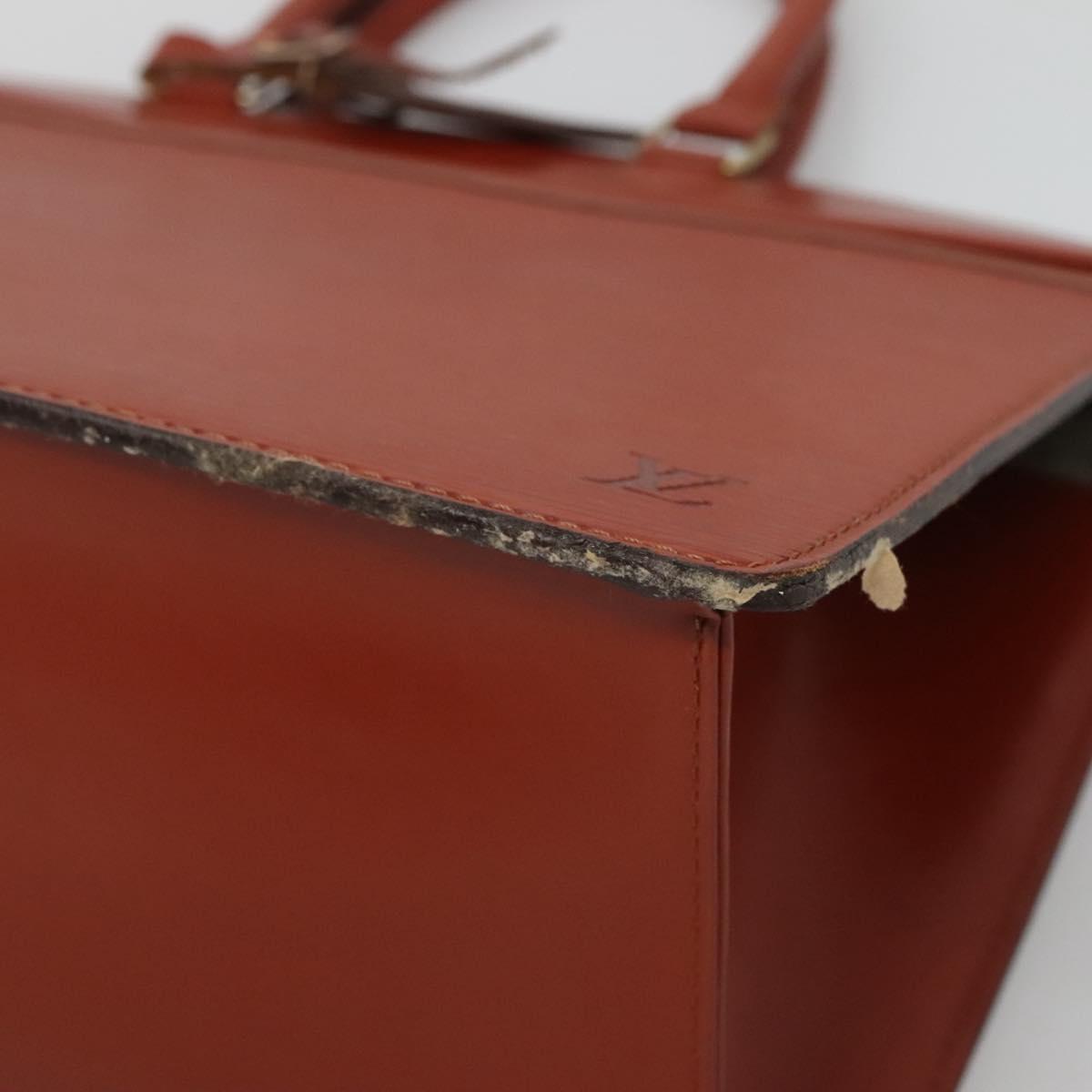 LOUIS VUITTON Epi Riviera Hand Bag Brown M48183 LV Auth hk2549