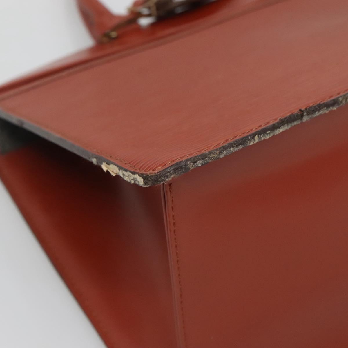 LOUIS VUITTON Epi Riviera Hand Bag Brown M48183 LV Auth hk2549