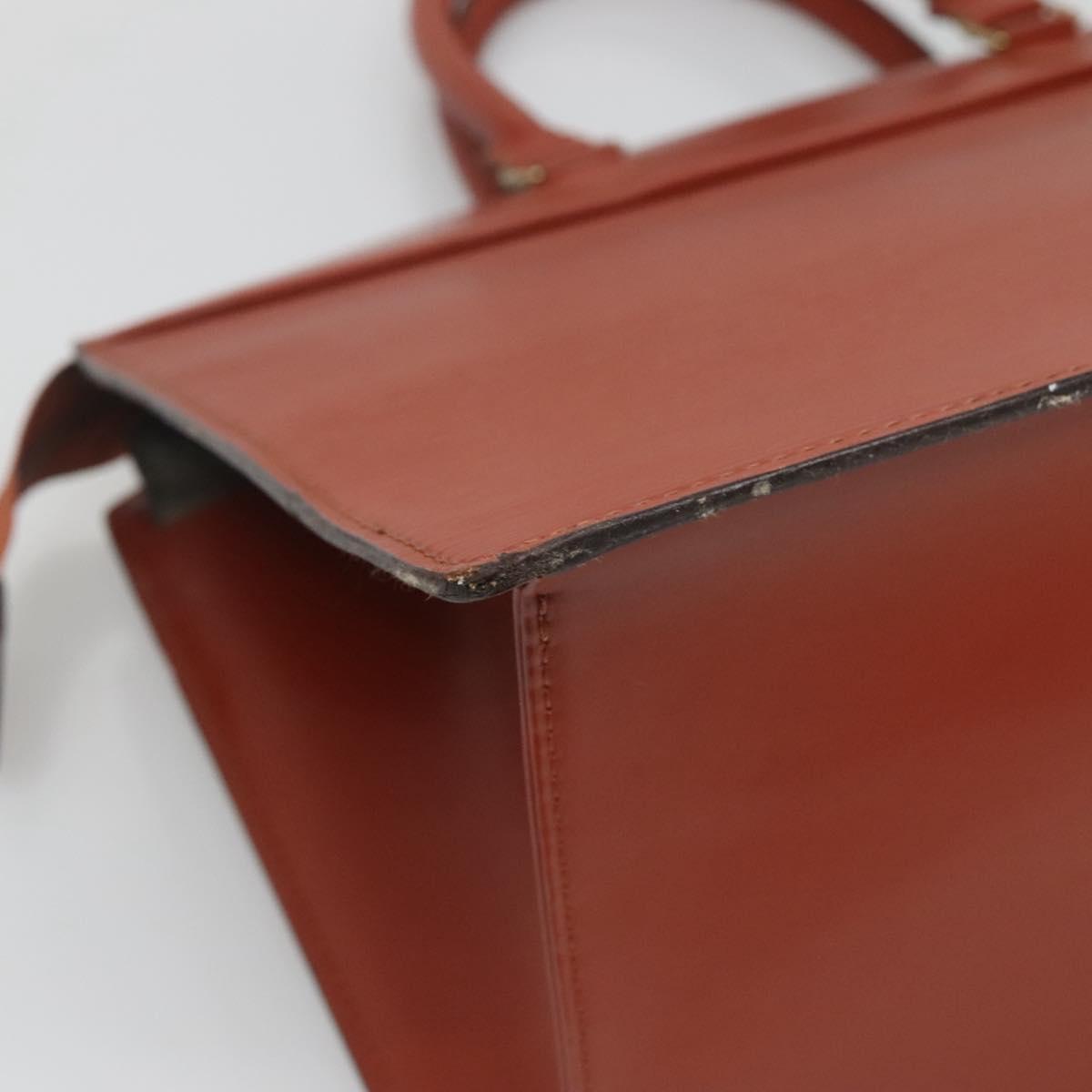 LOUIS VUITTON Epi Riviera Hand Bag Brown M48183 LV Auth hk2549