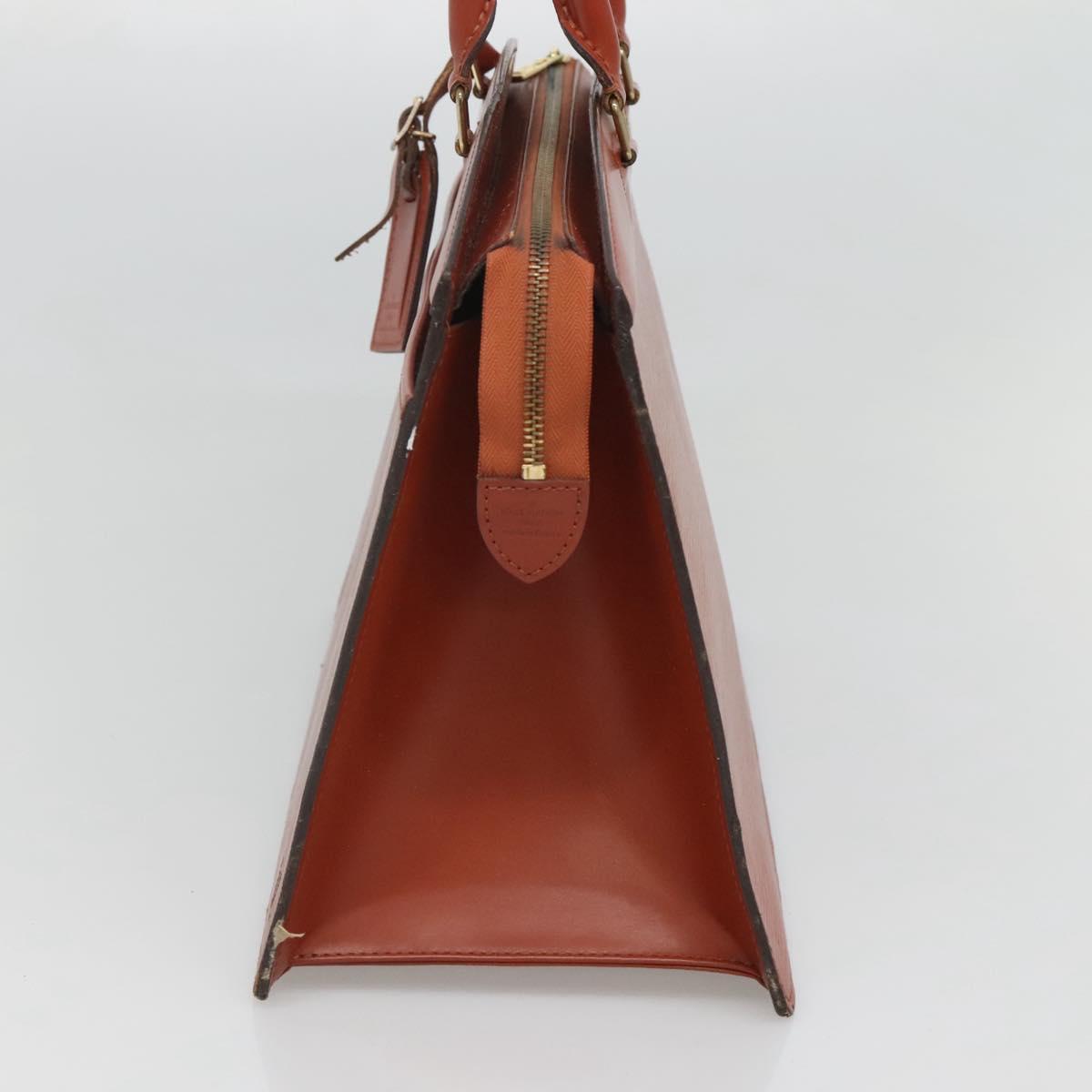 LOUIS VUITTON Epi Riviera Hand Bag Brown M48183 LV Auth hk2549