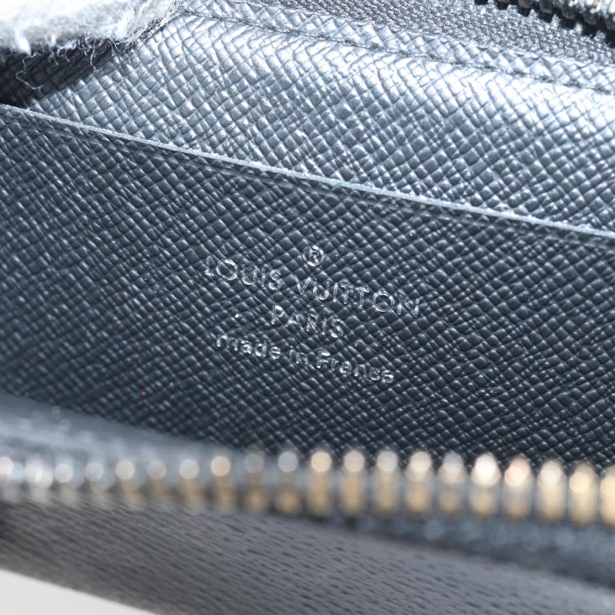 LOUIS VUITTON Monogram Eclipse Porte monnaie Jour Coin Purse M63536 Auth hk2554