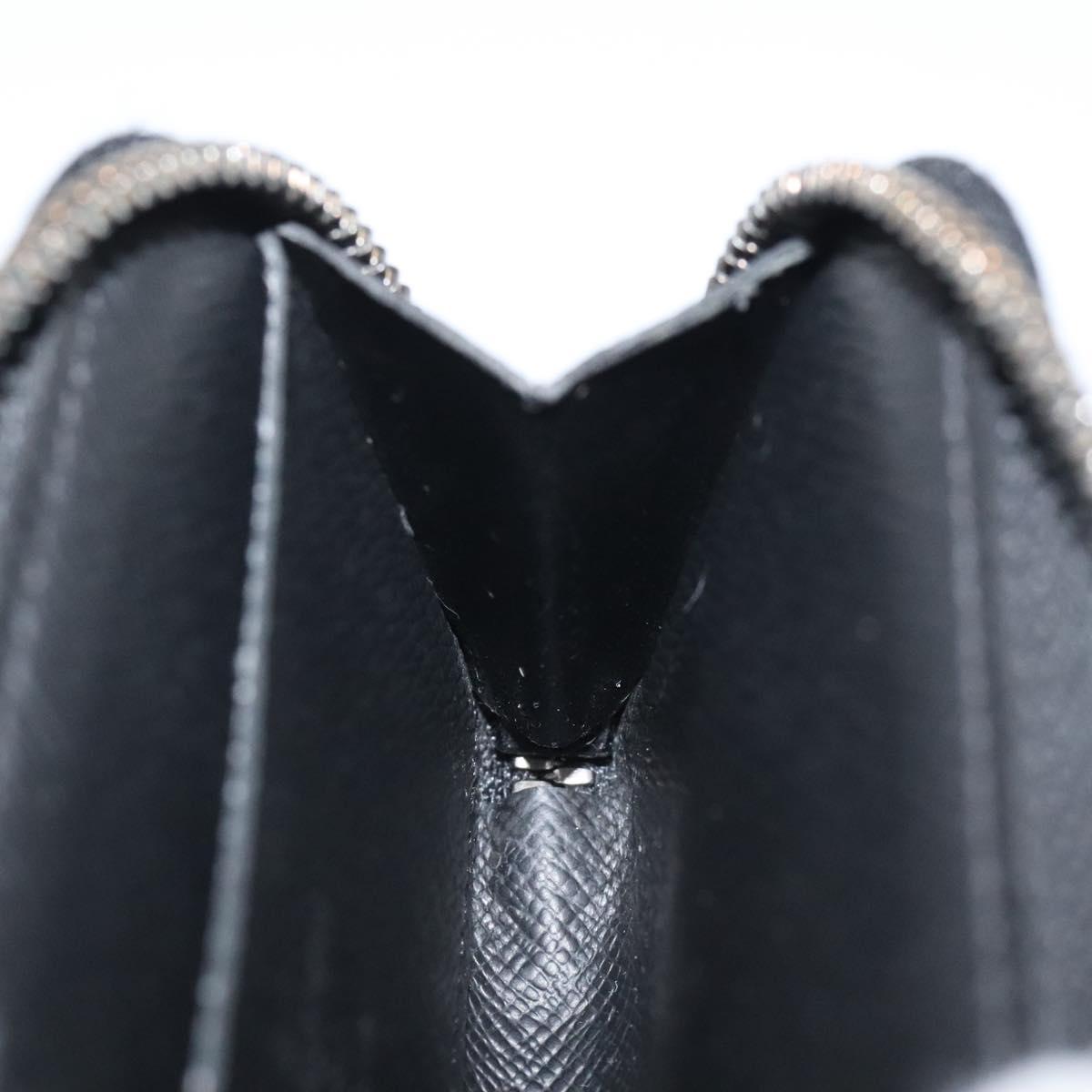 LOUIS VUITTON Monogram Eclipse Porte monnaie Jour Coin Purse M63536 Auth hk2554