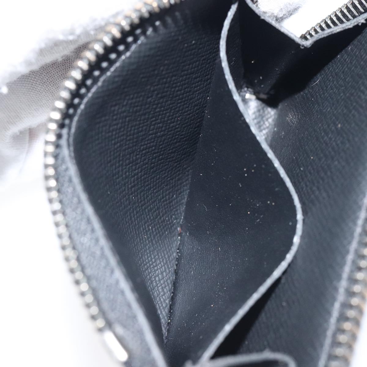 LOUIS VUITTON Monogram Eclipse Porte monnaie Jour Coin Purse M63536 Auth hk2554