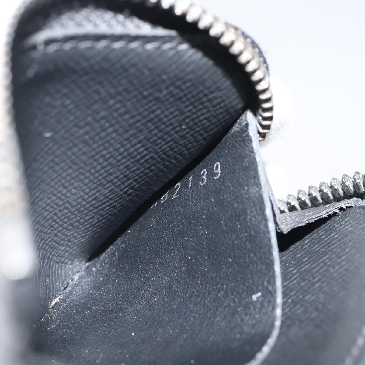 LOUIS VUITTON Monogram Eclipse Porte monnaie Jour Coin Purse M63536 Auth hk2554