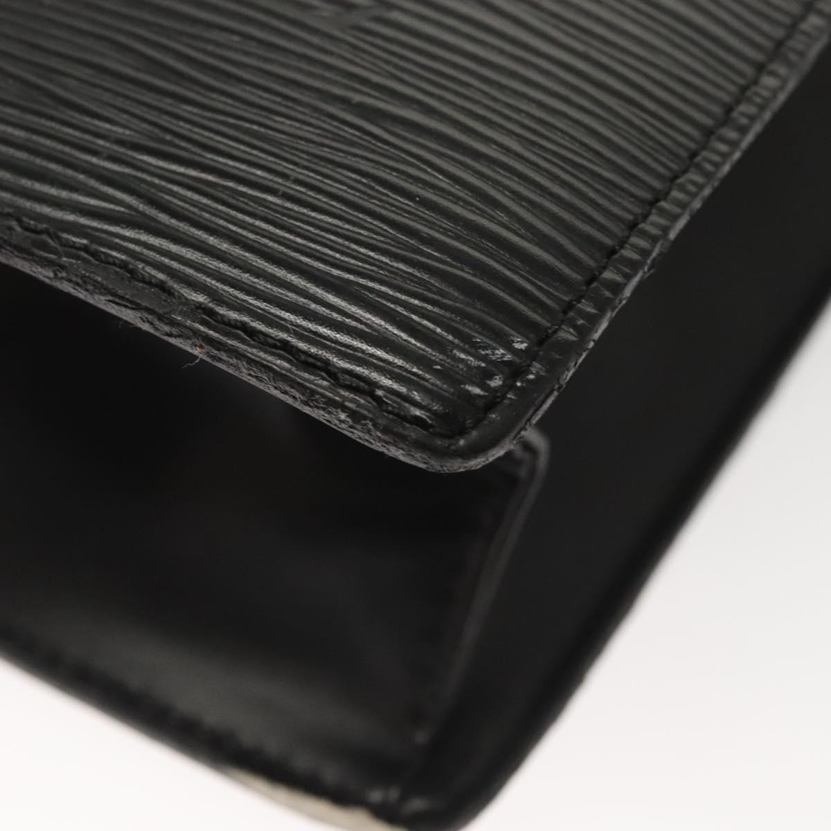 LOUIS VUITTON Epi Sac Plat Hand Bag Black M59082 LV Auth hk2560