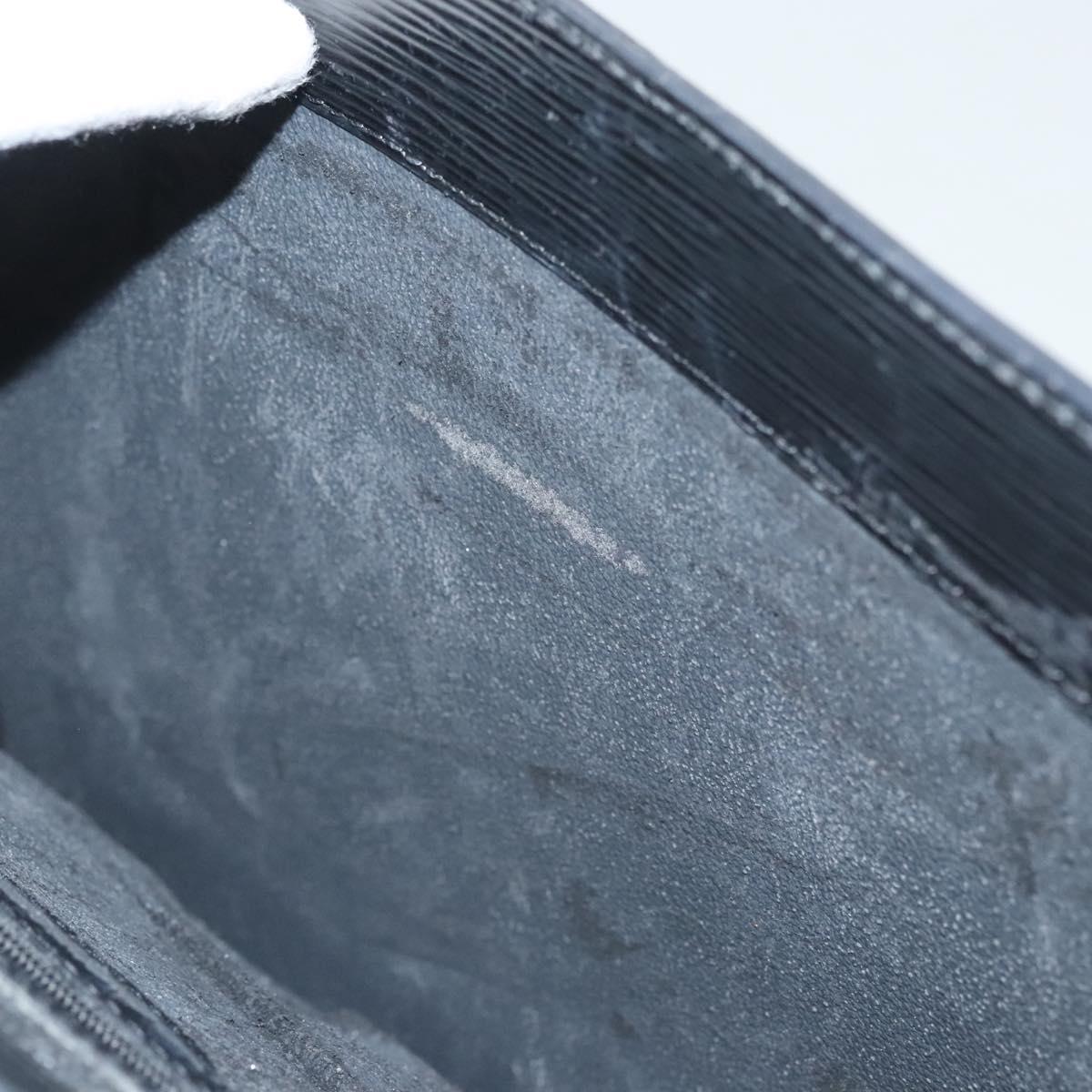 LOUIS VUITTON Epi Sac Plat Hand Bag Black M59082 LV Auth hk2560