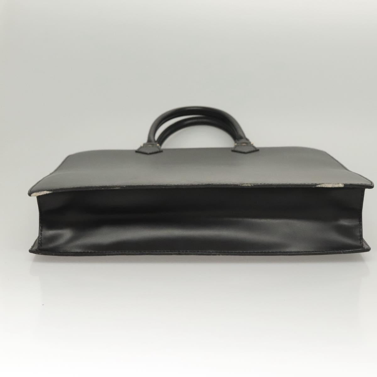 LOUIS VUITTON Epi Sac Plat Hand Bag Black M59082 LV Auth hk2560