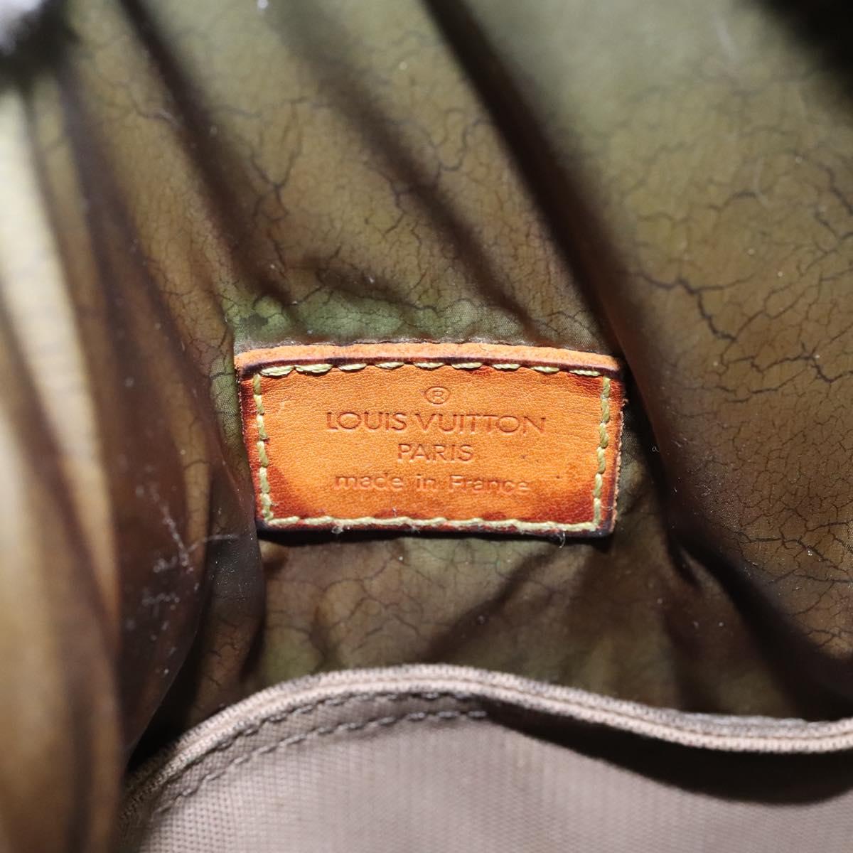 LOUIS VUITTON Damier Geant Sitadan NM Bag Brown Tail M93224 LV Auth hk2565