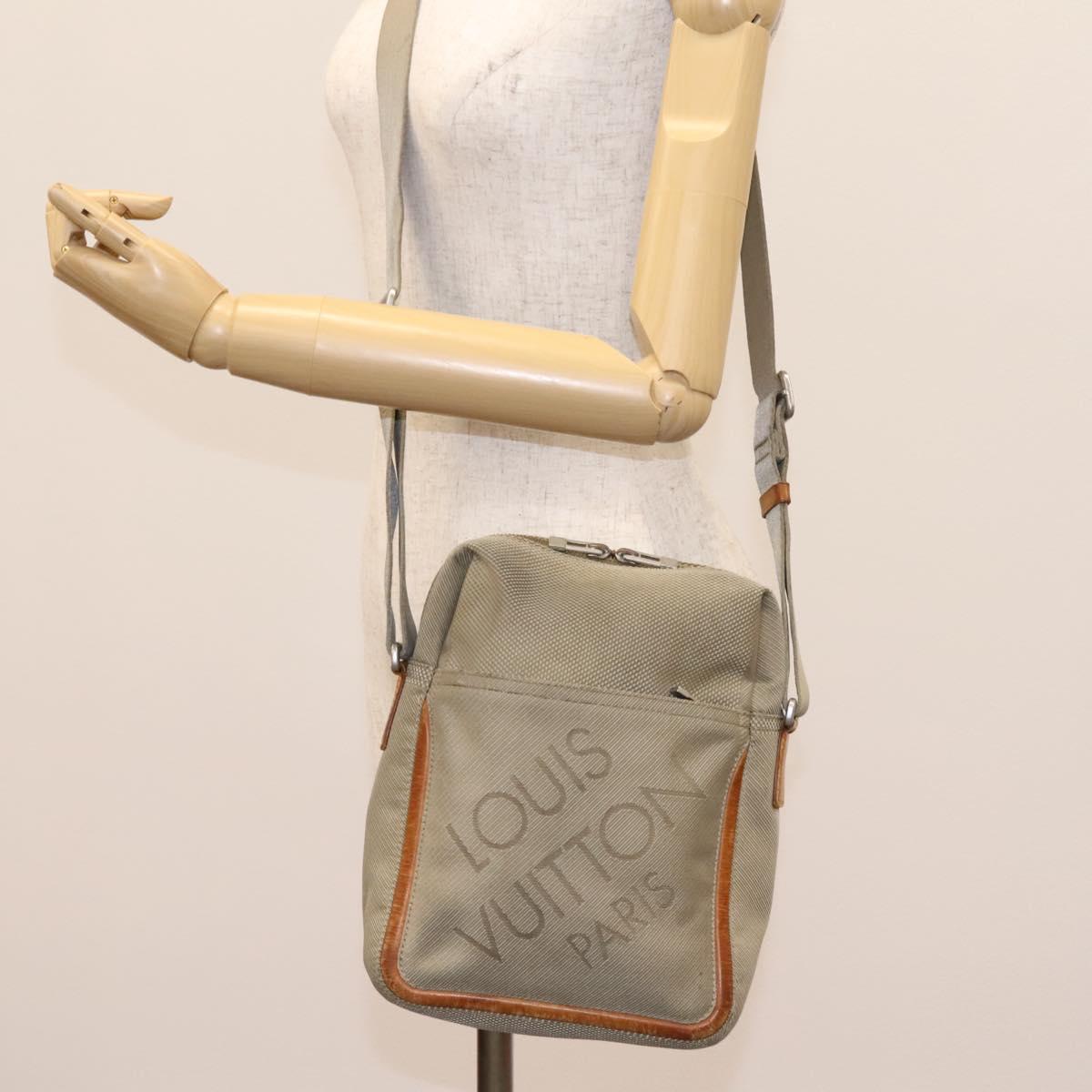 LOUIS VUITTON Damier Geant Sitadan NM Bag Brown Tail M93224 LV Auth hk2565