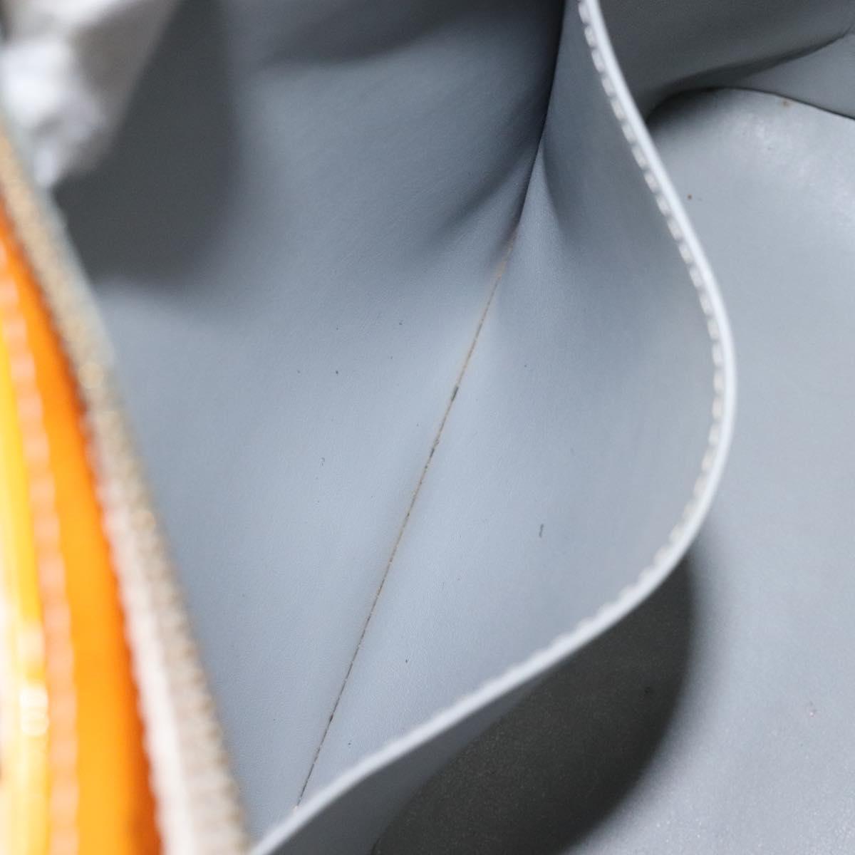 LOUIS VUITTON Monogram Vernis Houston Hand Bag Gris M91053 LV Auth hk2570