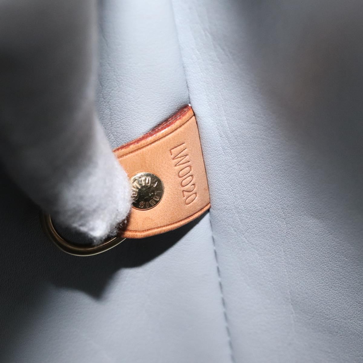 LOUIS VUITTON Monogram Vernis Houston Hand Bag Gris M91053 LV Auth hk2570