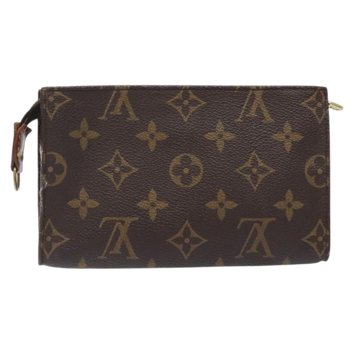 LOUIS VUITTON Monogram Bucket PM Accessory Pouch LV Auth hk2572