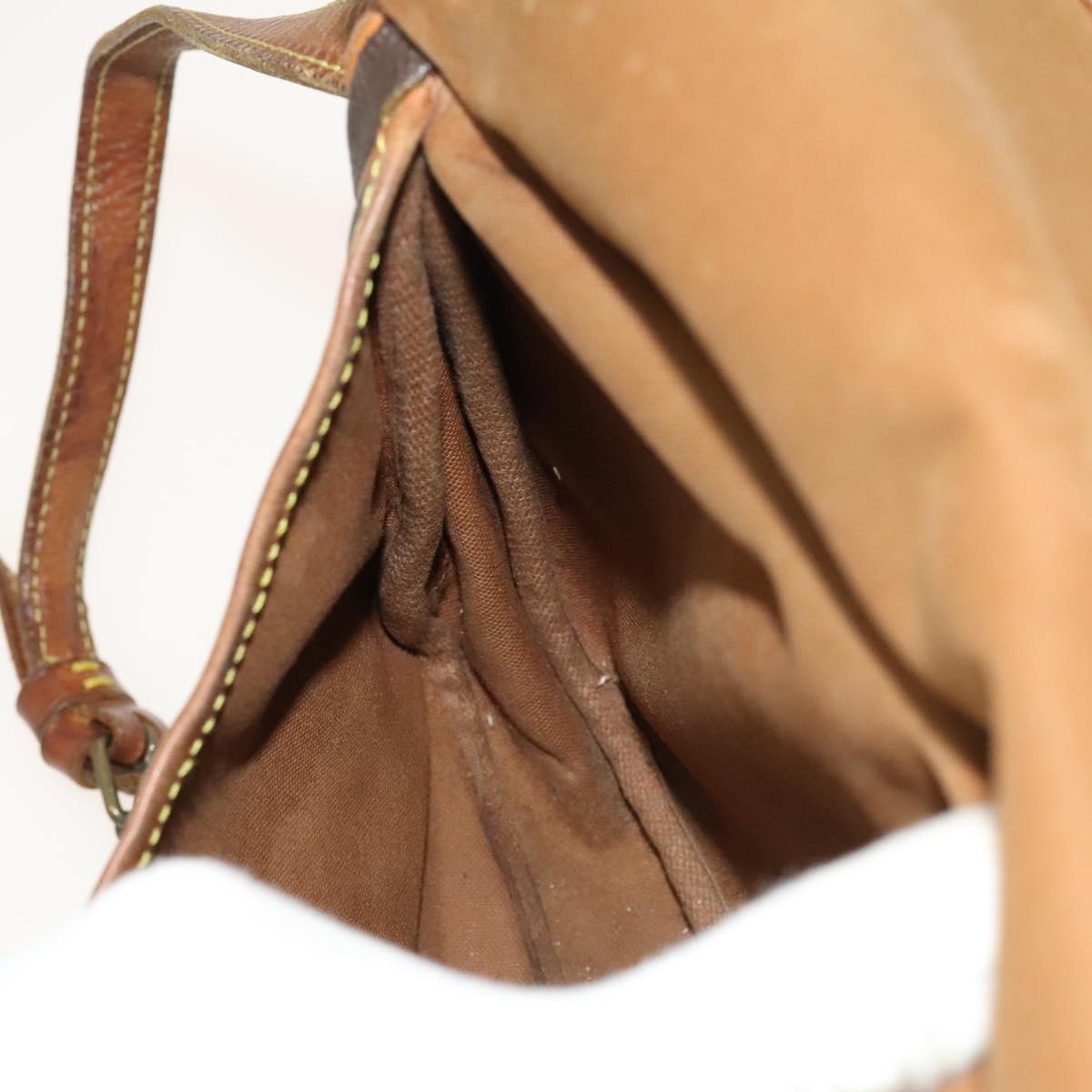 LOUIS VUITTON Monogram Saumur 30 Shoulder Bag M42256 LV Auth hk2574